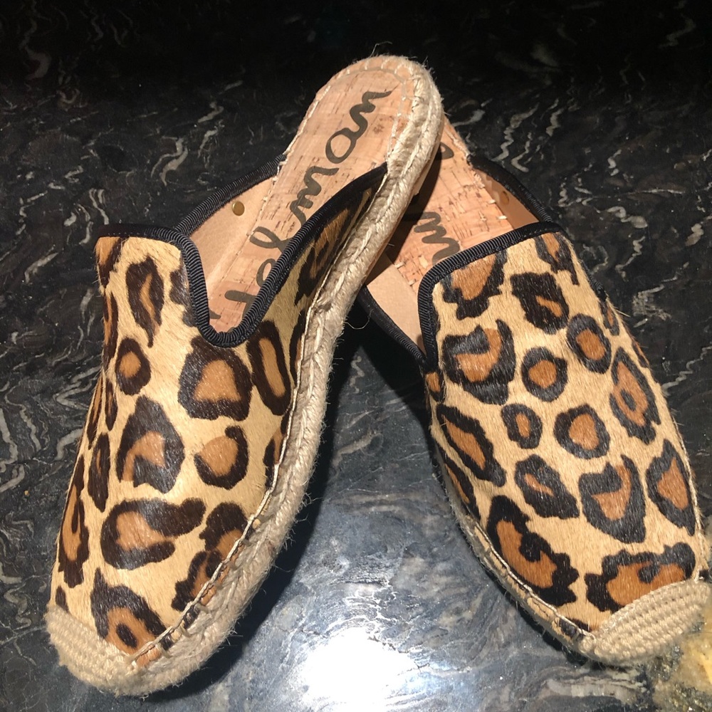 Leopard Print Mules by Sam Edelman